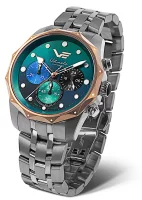 Ladies watch bicolor gold/silver with stainless steel...