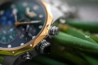 Ladies watch bicolor gold/silver with stainless steel bracelet – Vostok Europe model: JS20-125E752B