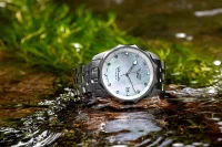 Womens Watch Silver-Colored with Stainless Steel Bracelet – Vostok Europe Model: VS42-125A755B