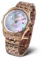 Ladies Watch Rose Gold-Tone with Stainless Steel Bracelet...