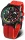 Mens watch black with red silicone strap – Vostok Europe Model: VK68-592C775