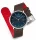 Mens Watch Blue with Brown Vegan Grape Leather Strap – Mondaine Model: MLE.41240.LGV