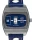 Mens Watch Blue Leather – UMF Ruhla Jumping Hour Automatic: 1434-3