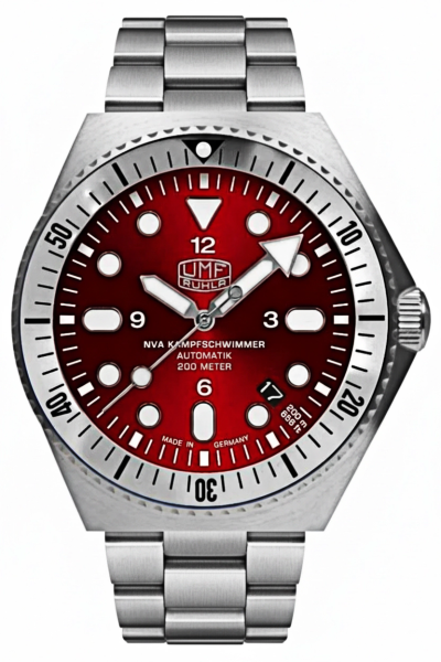 Mens Watch Silver-Colored with Stainless Steel Bracelet – UMF Ruhla Model: UMF-1928M-7