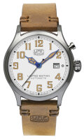 Mens Watch Silver-Colored with Leather Strap – UMF...