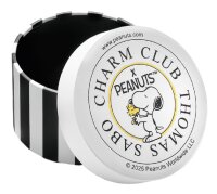 Charm Pendant made from Recycled 925 Sterling Silver with Hand-Painted Snoopy PEANUTS Design, Thomas Sabo, Model: 2225-664-11