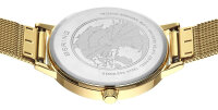 Womens Watch in Gold-Colored Stainless Steel with Mesh Band, Bering Model: 13434-332