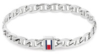 Herren Gliederarmband aus Edelstahl mit Logo-Detail,...