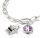 Charm-Anhänger aus geschwärztem 925er Sterlingsilber mit Nevermore-Motiv und violetter Emaille, Thomas Sabo Charm Club Connect Modell: CC1316-691-13