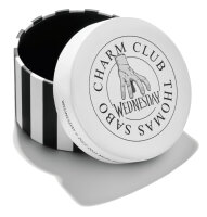 Charm-Anhänger aus geschwärztem 925 Sterlingsilber mit schwarzem Zirkonia im W-Design, Thomas Sabo Modell: CC1317-643-11