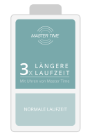 Master Time MTGA-10957-22L Herren Funkuhr Sportlich Elegantes Lederarmband