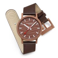 Unisex-Uhr essence Mocha Limited Edition – Mondaine Modell: MS1.41170.LTV