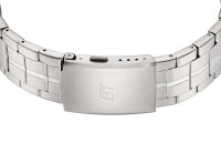 Herrenuhr, Funk-Solaruhr aus Edelstahl - Blaues Zifferblatt - ETT Eco Tech Time Modell: EGA-11716-31M