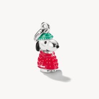 Charm-Anhänger Snoopy, aus Silber- Modell: CC1309-664-7