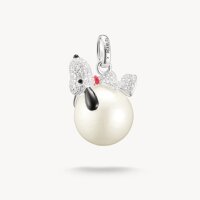 Charm-Anhänger Snoopy Schneeball aus 925er Sterlingsilber Zirkonia - Thomas Sabo Modell: PE990-691-14