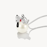 Charm-Anhänger Snoopy Schneeball aus 925er Sterlingsilber Zirkonia - Thomas Sabo Modell: PE990-691-14