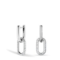 Arctic Pavé Ohrringe Silber Glänzend...