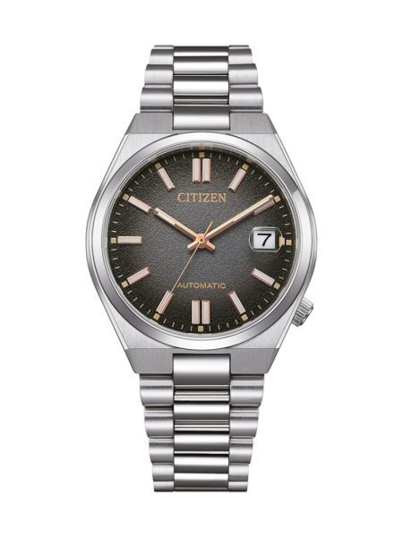 Citizen Automatik Herrenuhr NJ0200-50E: Edelstahl, Saphirglas, 50m wasserdicht