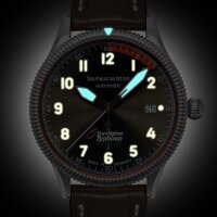 Automatik-Fliegeruhr Schweizer SW200 Uhrwerk - Bauhaus Modell: 2556-2