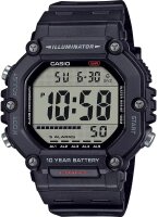 Herren Digitaluhr, LCD-Display, schwarz - Casio Modell:...