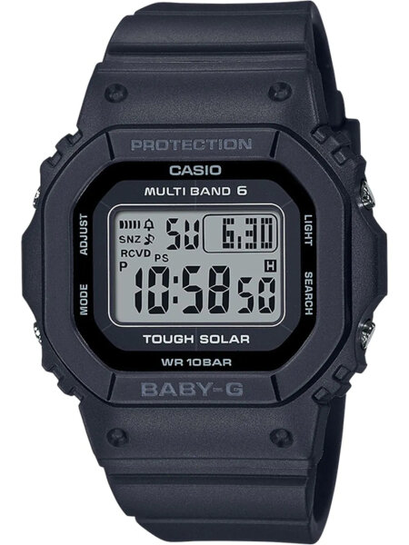 Solar Herrenuhr Schwarz 38mm 10ATM Wasserdicht - Casio Modell: BGD-5650-1ER