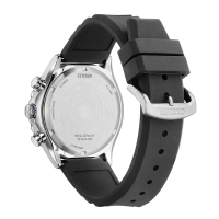 Herrenuhr, Solar-Chronograph aus Edelstahl - Blaues Zifferblatt - Citizen Modell: AT2569-04L