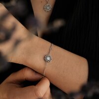 Composition Gem Armband (Mondstein/Silber)