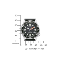 Damen-Taucheruhr, schwarzes Zifferblatt - Citizen Modell: EO2020-08E