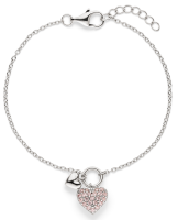 Damenarmband, Silber, mit Herz-Anhänger - s.Oliver...