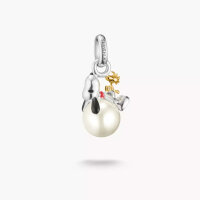 Charm-Anhänger mit Perle Snoopy Woodstock PEANUTS...