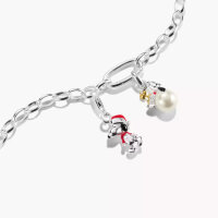 Charm-Anhänger mit Perle Snoopy Woodstock PEANUTS...