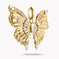 Anhänger Schmetterling Butterfly Paradise mit Steinen vergoldet