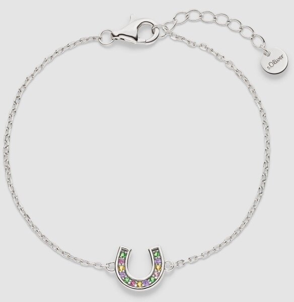 Damenarmband mit Hufeisen-Anhänger aus 925er Silber - s.Oliver Modell: 6011652