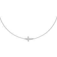 Damen-Armband, Kreuzmotiv mit Zirkonia, Silber - s.Oliver...