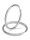 Boccia Damen-Ohrringe Creolen Titan 38 mm