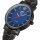 Schicke Solar Damenuhr mit blauem Zifferblatt - Modell: ELS-12167-31M