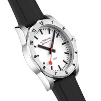 Numeri, Schwarzes Silikon, 42 mm