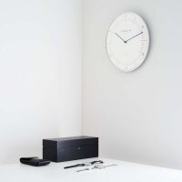 Wanduhr Naos weiß