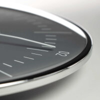 Wanduhr Naos sturmgrau