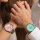 Unisex-Uhr mit roségoldenem Zifferblatt - Festina Modell: F20753/4