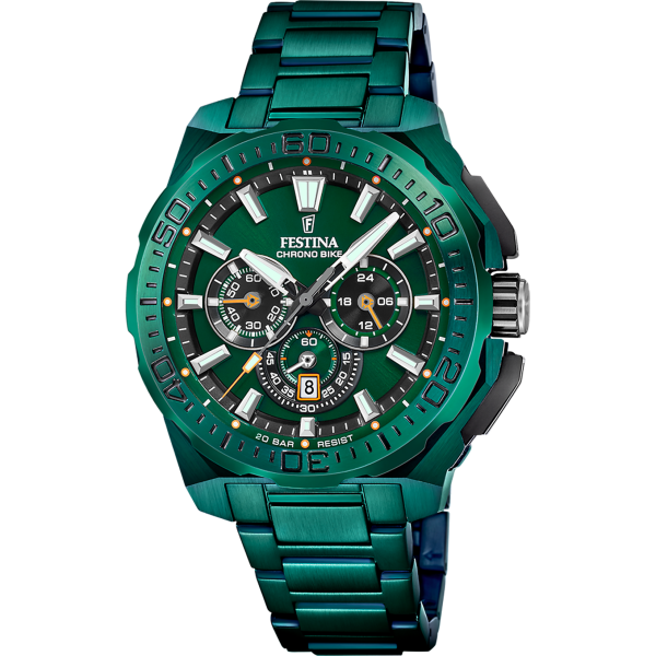 Herrenuhr, Chrono Bike Spezialausgabe, grün - Festina Modell: F20730/1