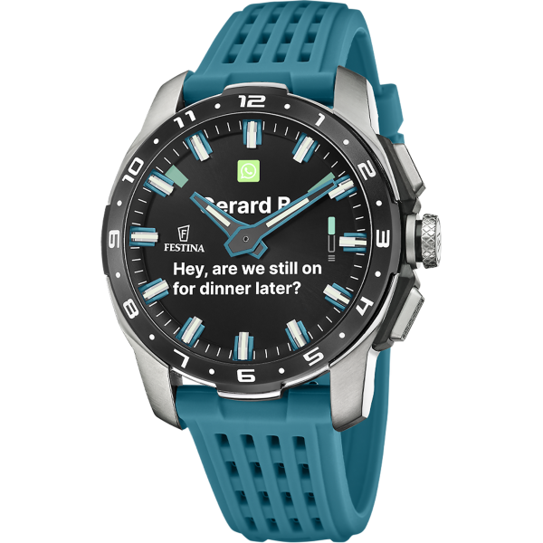 Herrenuhr Connected, türkisem Zifferblatt - Festina Modell: F23305/5